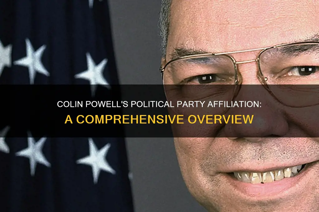 what political party was colin powell