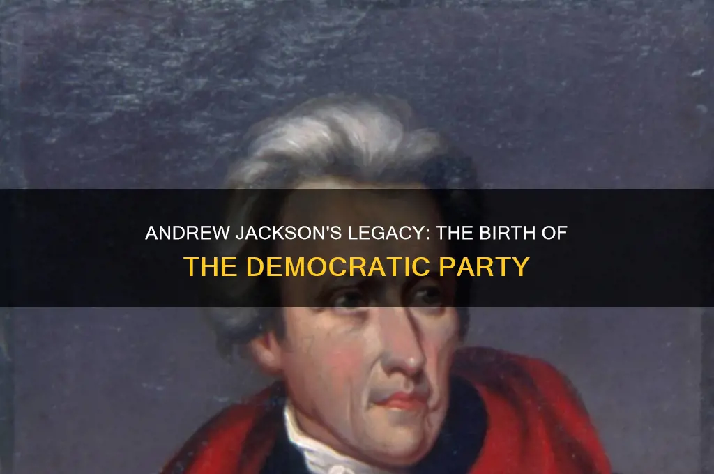 what political party was created by andrew jackson