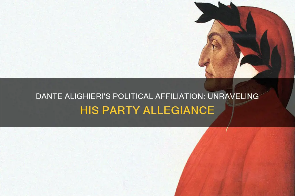 what political party was dante alighieri