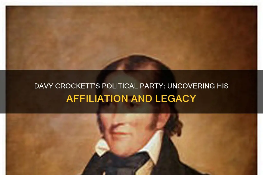 what political party was davy crockett