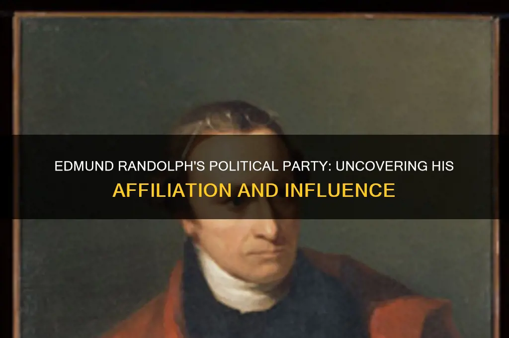 what political party was edmund randolf