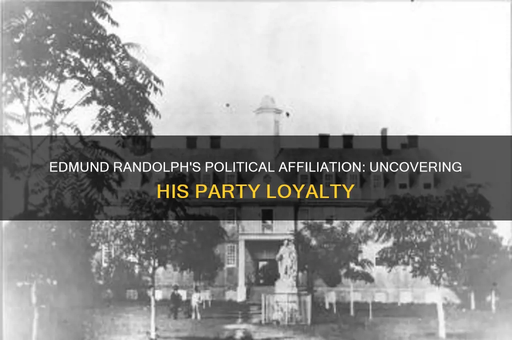 what political party was edmund randolph