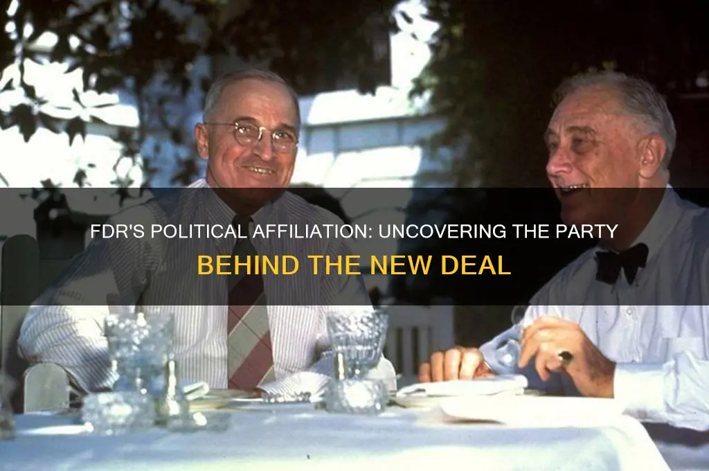what political party was fdr affiliated with