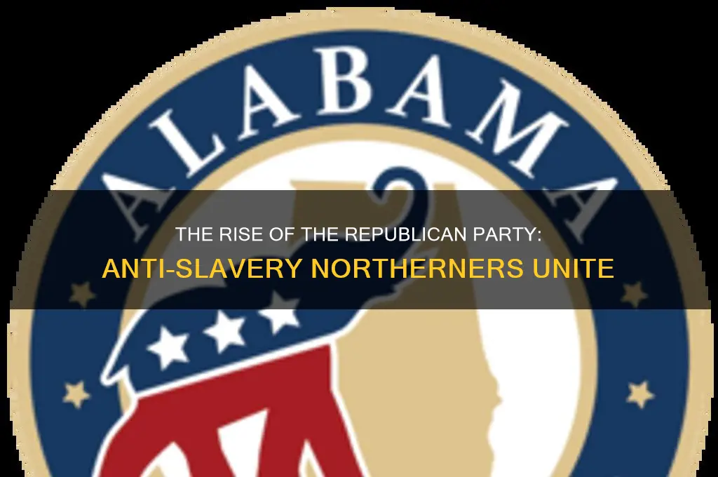 what political party was formed by anti slavery northerners