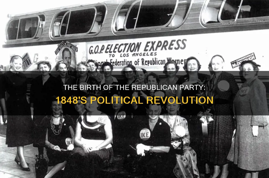 what political party was formed in 1848