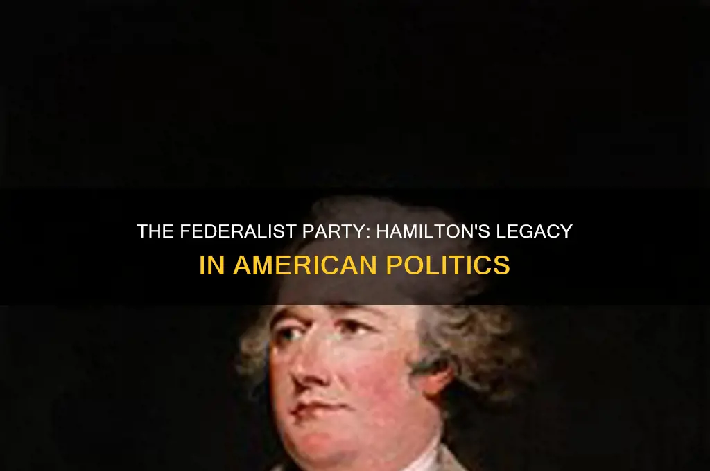 what political party was founded by hamilton