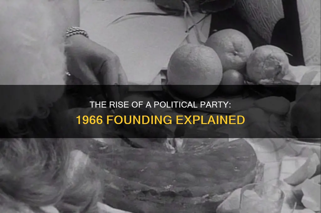 what political party was founded in 1966