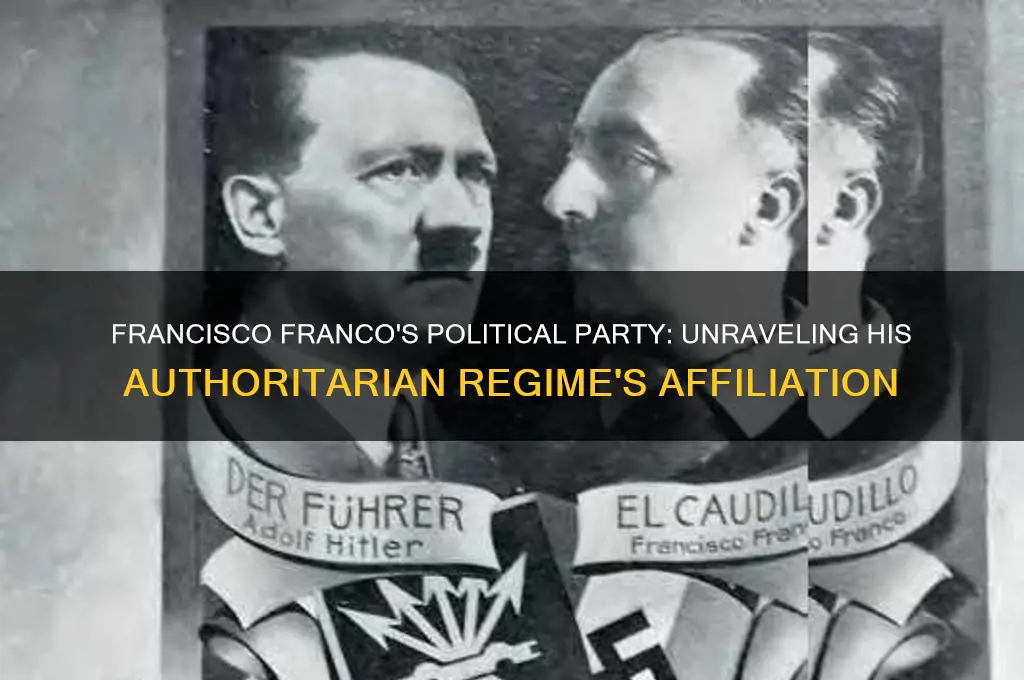 what political party was francisco franco