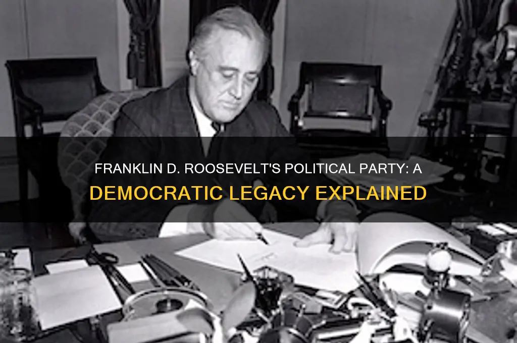 what political party was franklin d roosevelt