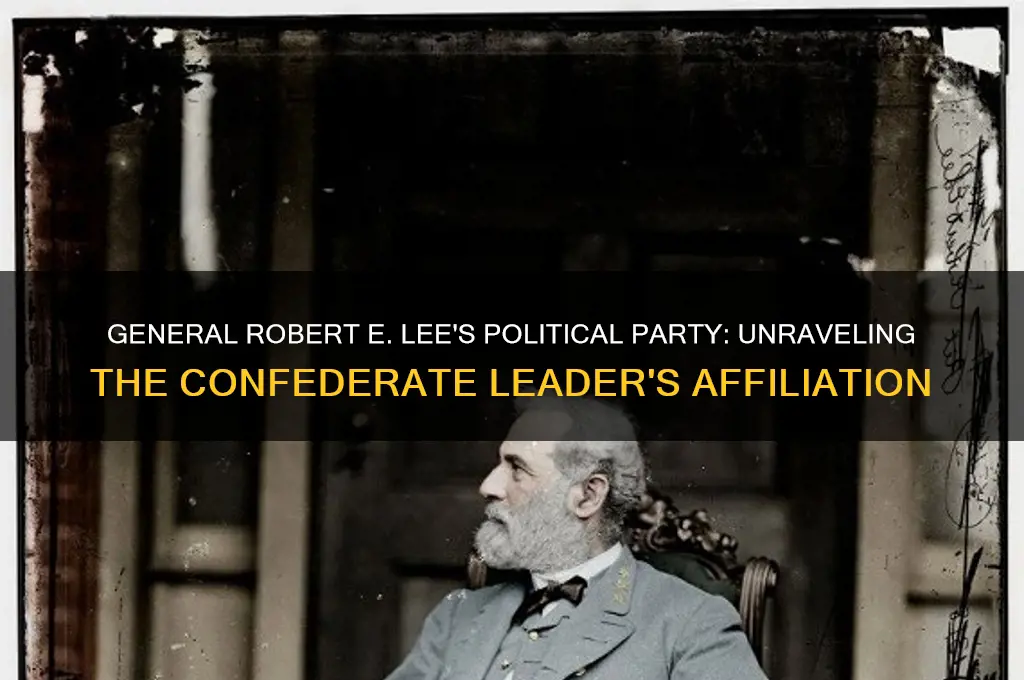what political party was general lee