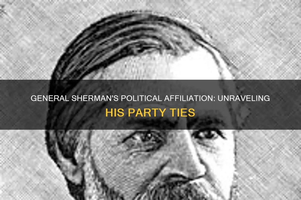 what political party was general sherman