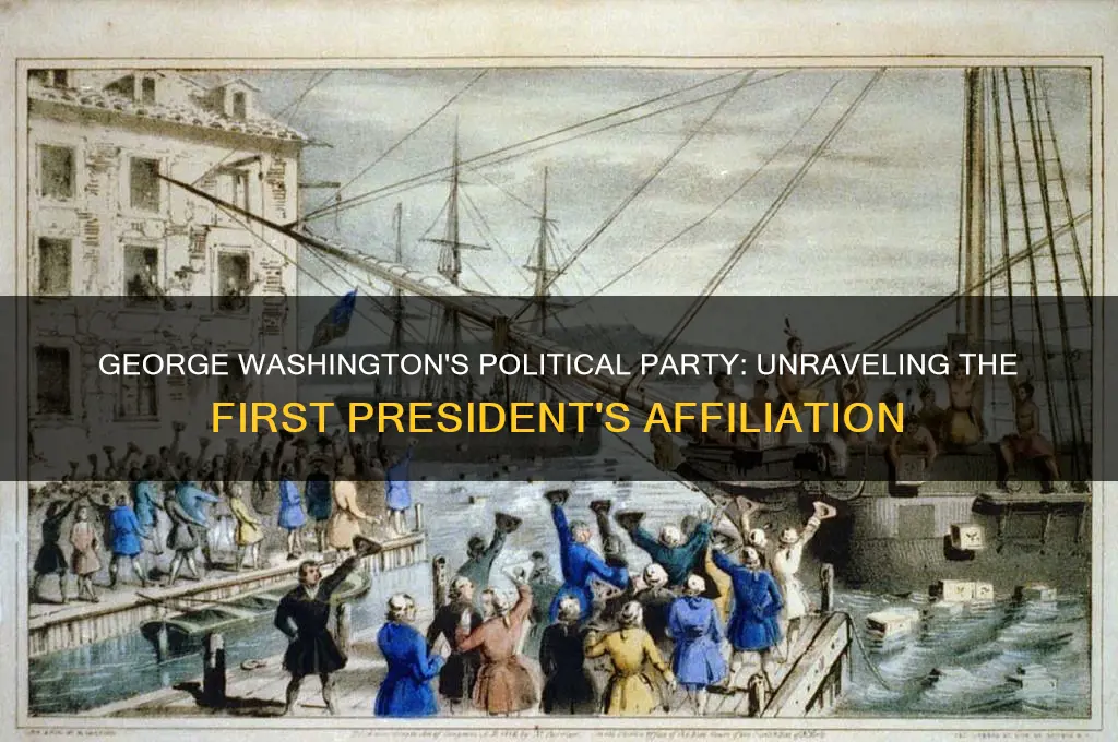 what political party was george washington a member