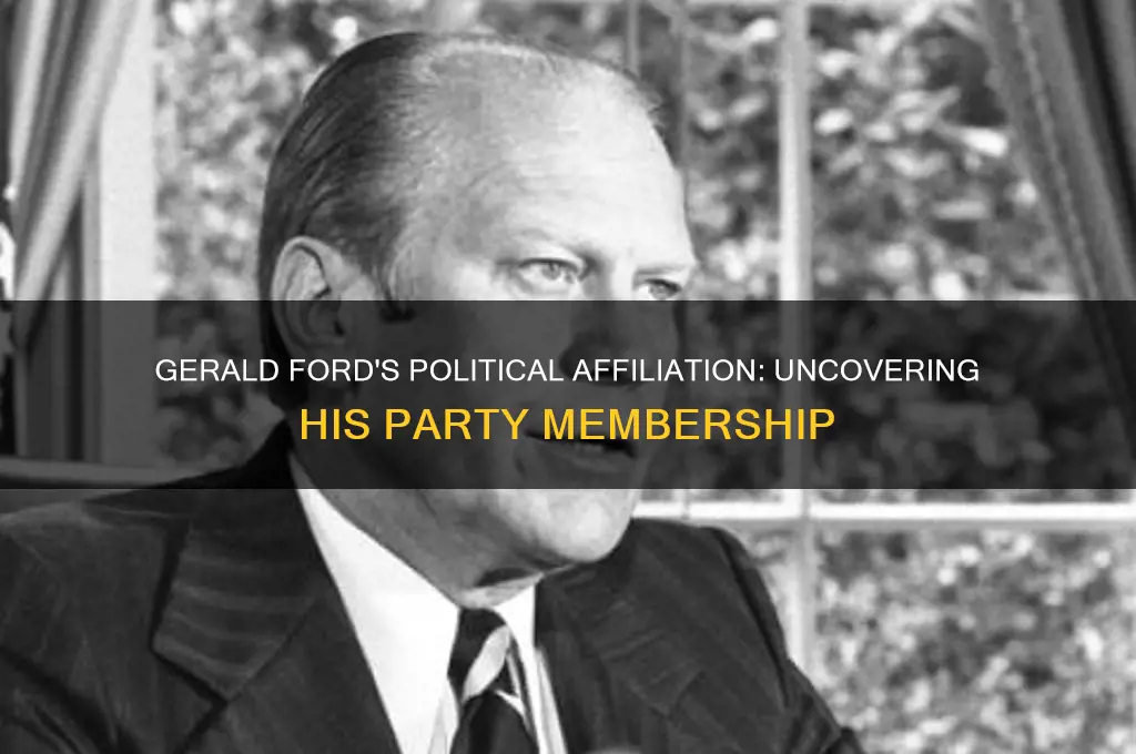 what political party was gerald ford