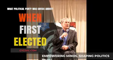 Gregg Abbott's Political Party Affiliation When First Elected Governor