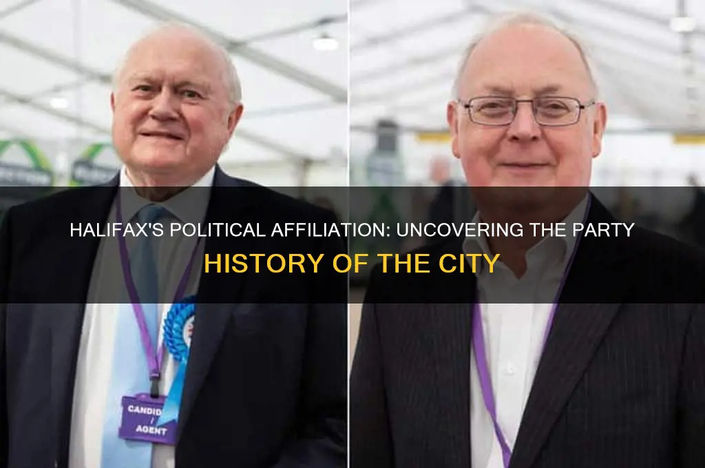 what political party was halifax