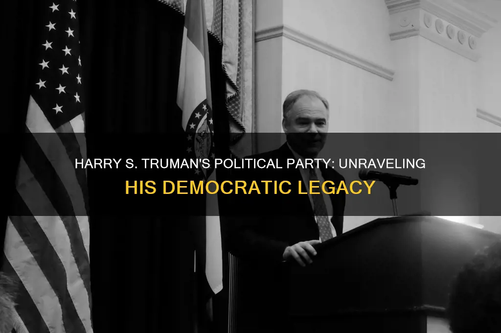 what political party was harry s truman