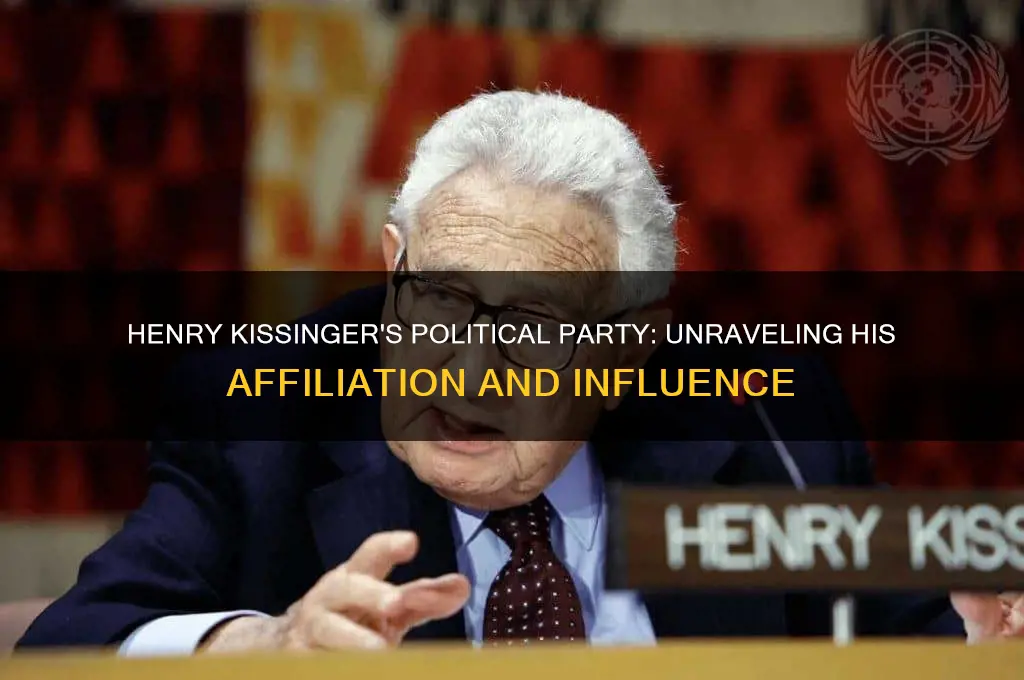 what political party was henry kissinger