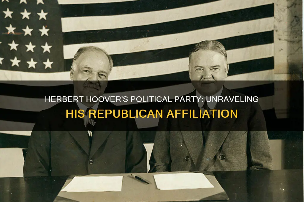 what political party was herbert hoover