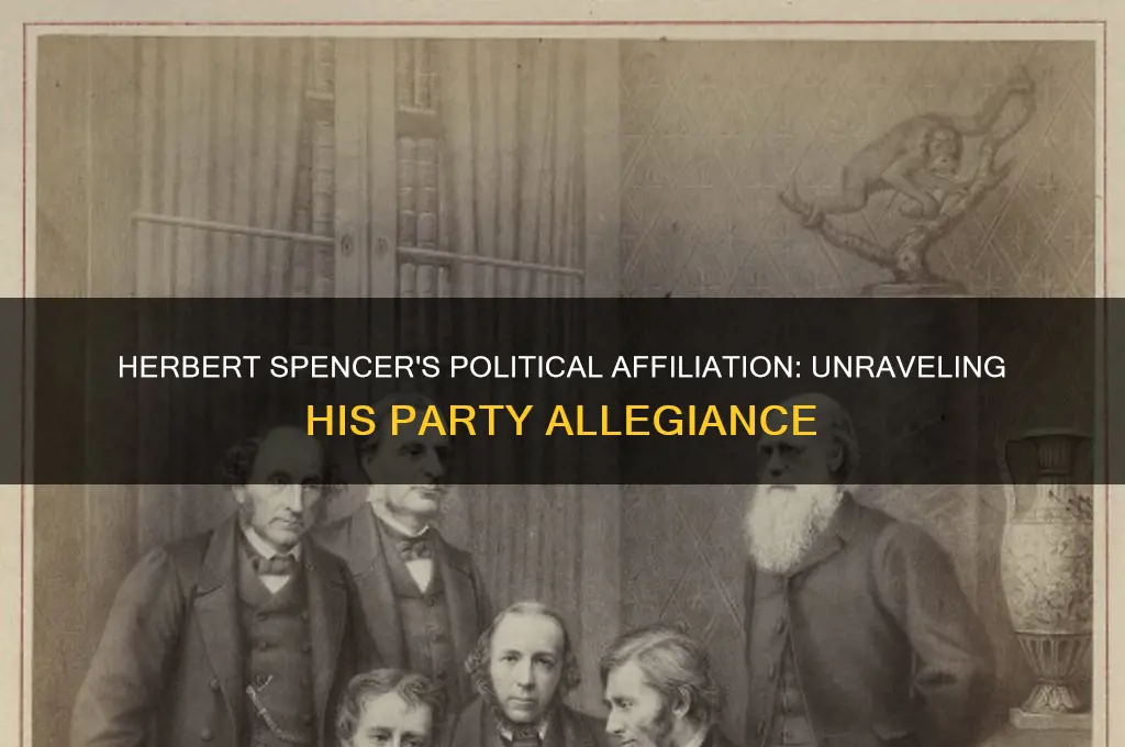what political party was herbert spencer