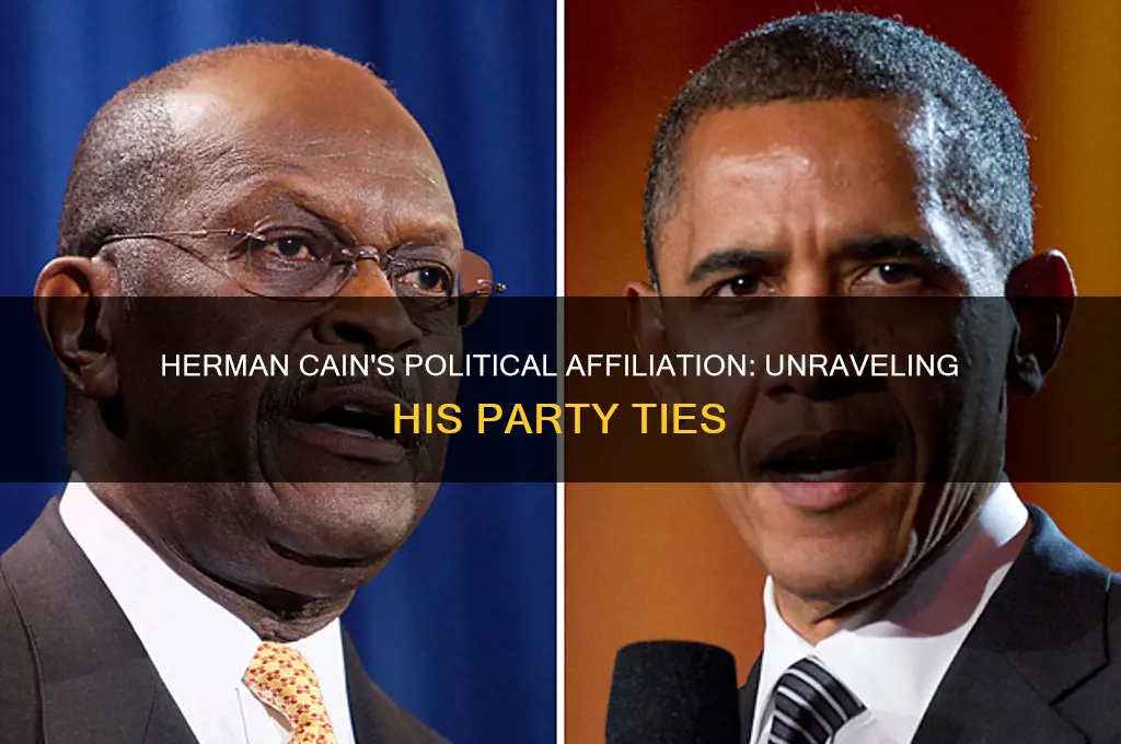 what political party was herman cain