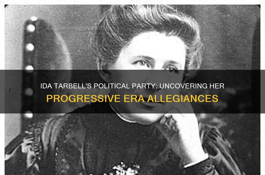 what political party was ida tarbell