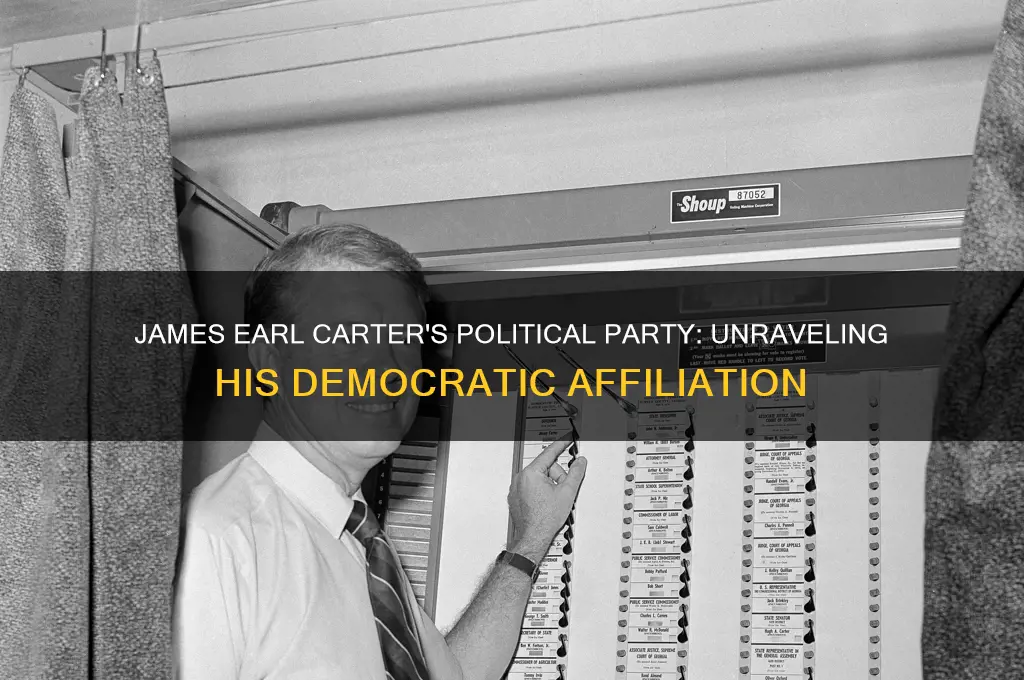 what political party was james earl carter
