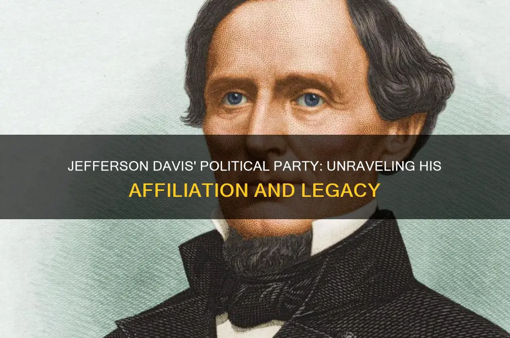 what political party was jefferson davis