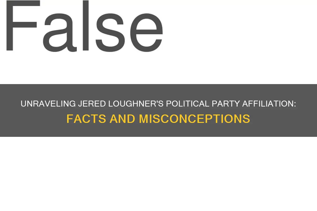 what political party was jered loughner