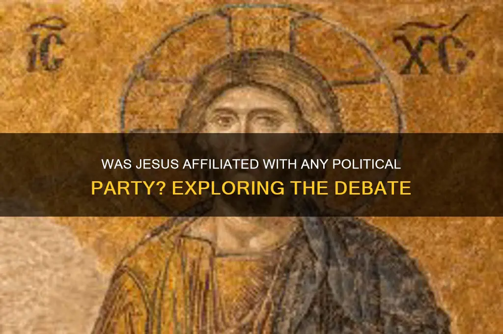 what political party was jesus