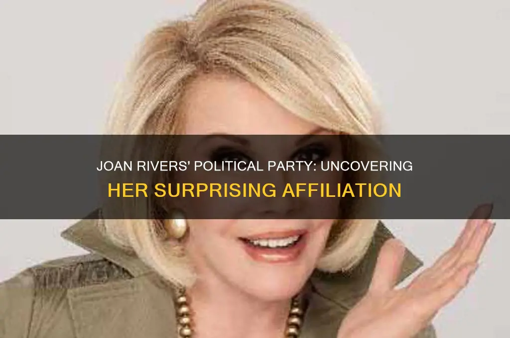 what political party was joan rivers