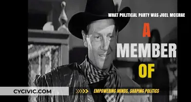 Joel McCrae's Political Affiliation: Uncovering His Party Membership