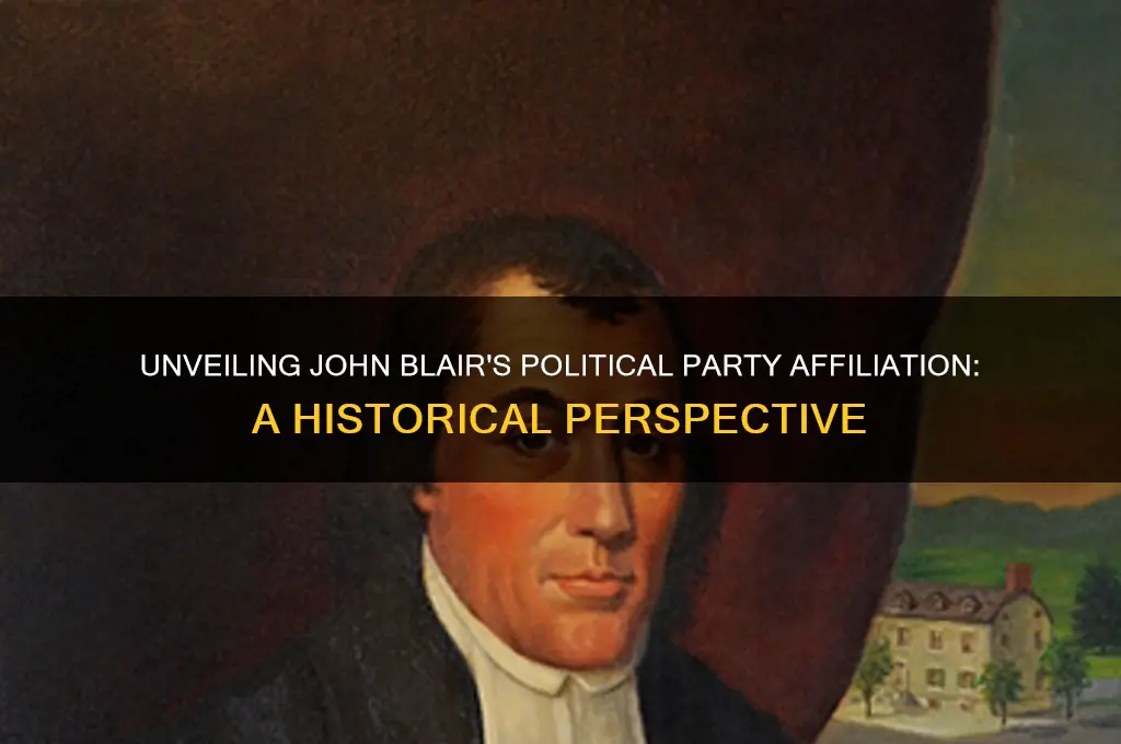 what political party was john blair