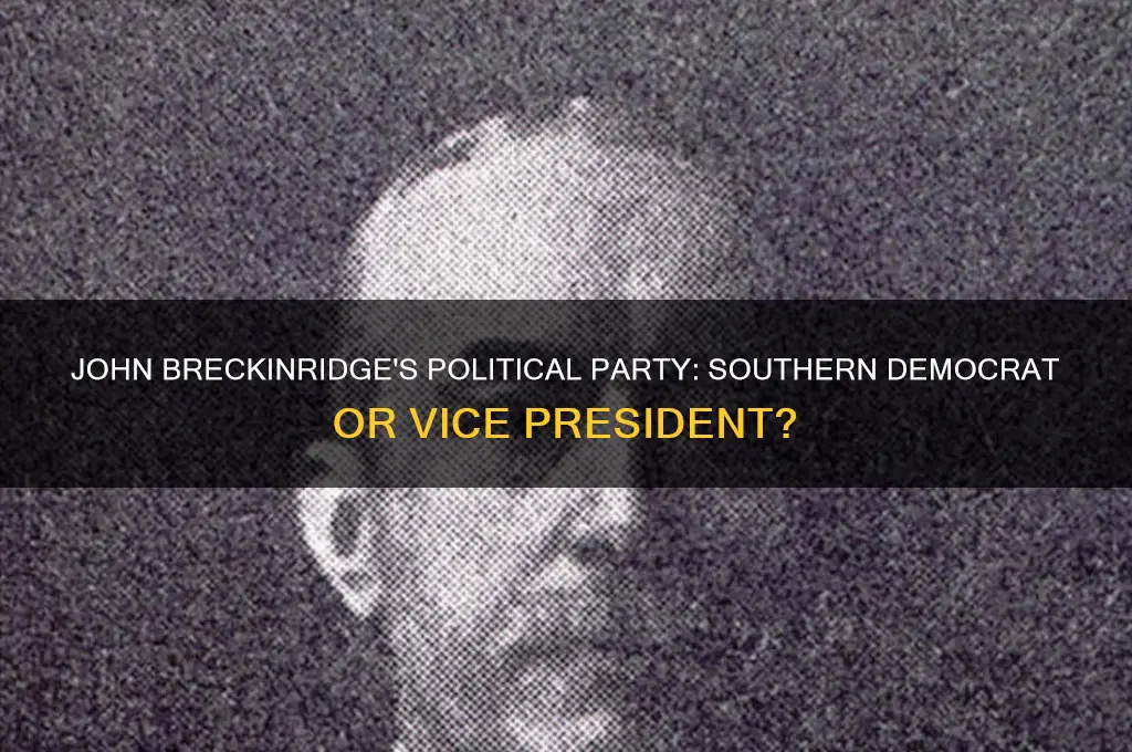 what political party was john breckinridge