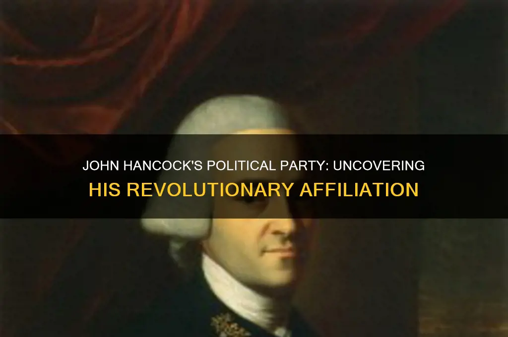 what political party was john hancock
