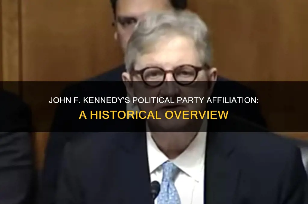 what political party was john kennedy