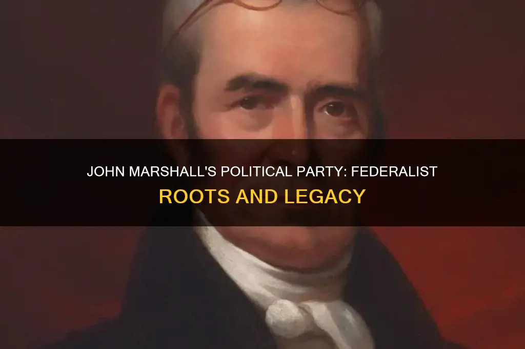 what political party was john marshall