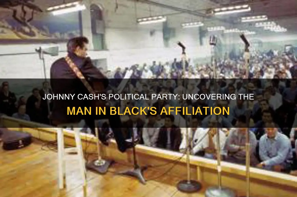 what political party was johnny cash