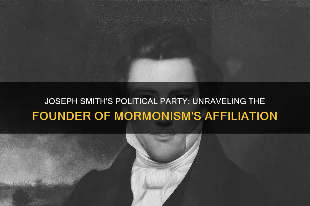 what political party was joseph smith