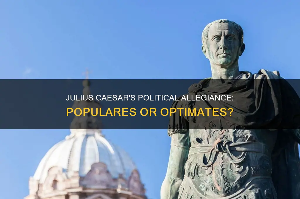 what political party was julius caesar