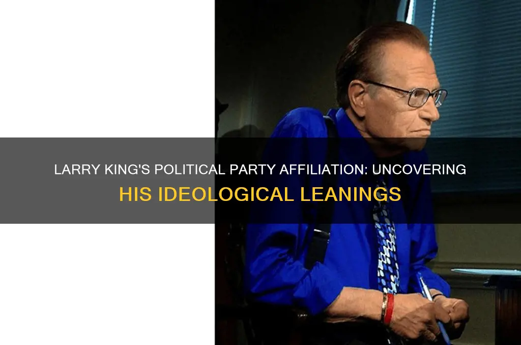 what political party was larry king