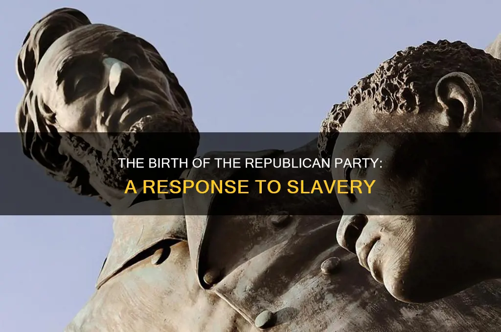 what political party was made because of slavery