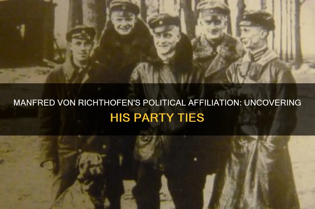what political party was manfred von richthofen in