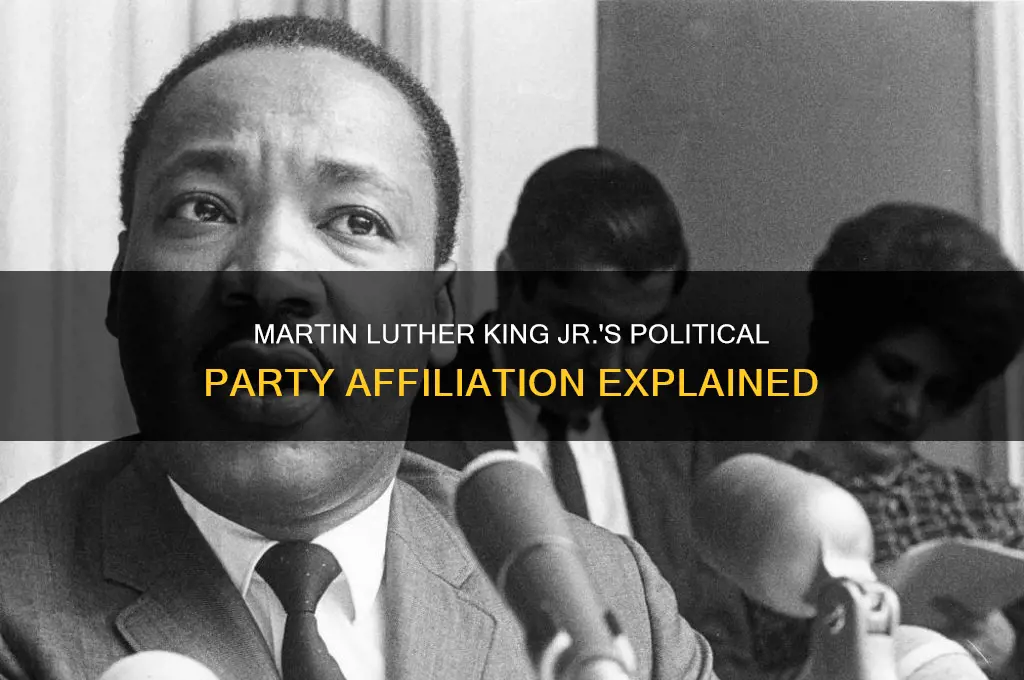what political party was martin luther king jr