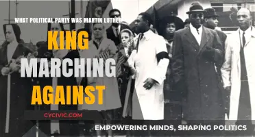 Martin Luther King's March: Opposing Which Political Party's Policies?