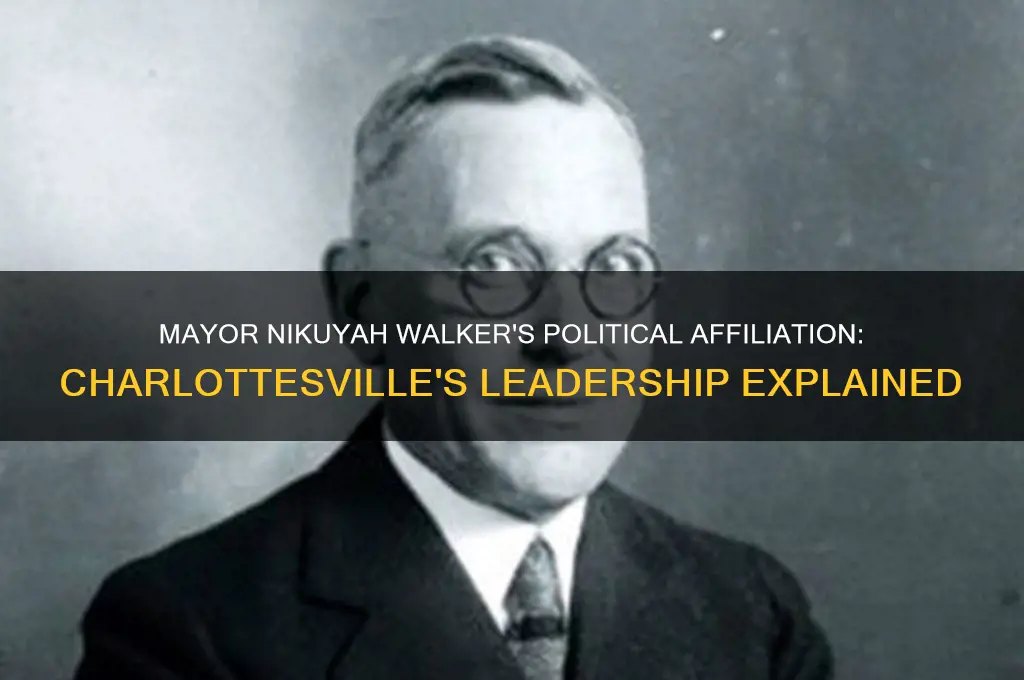 what political party was mayor baden of charlottesville