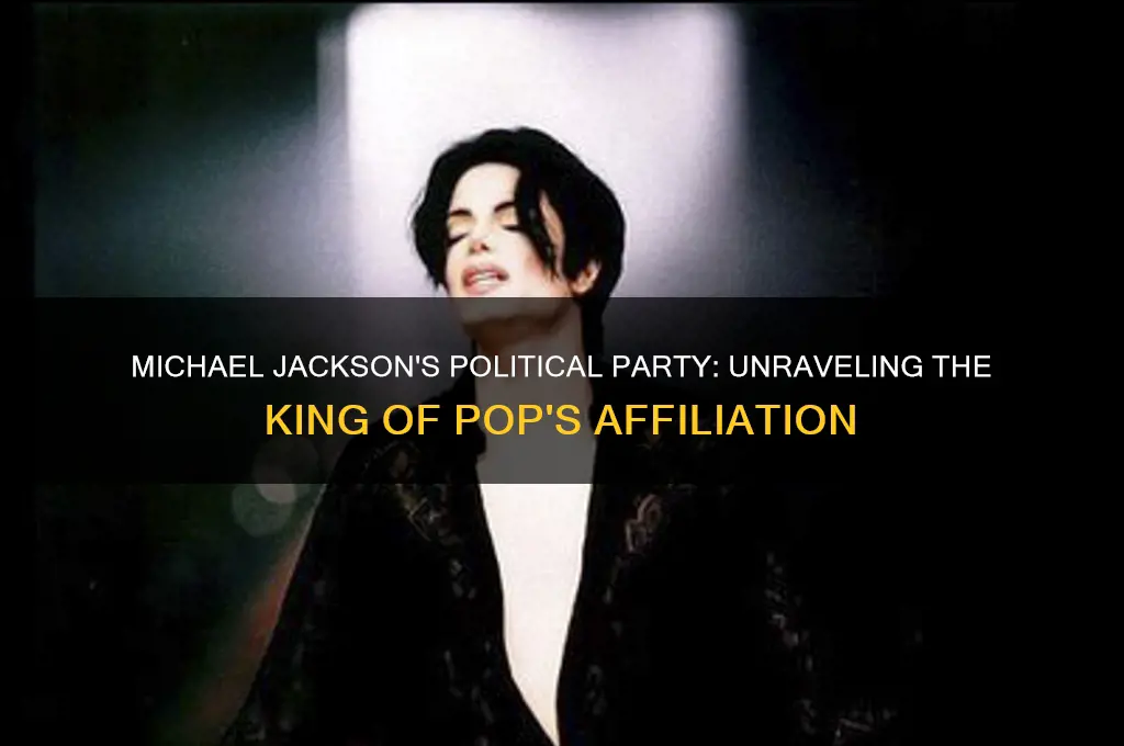 what political party was michael jackson