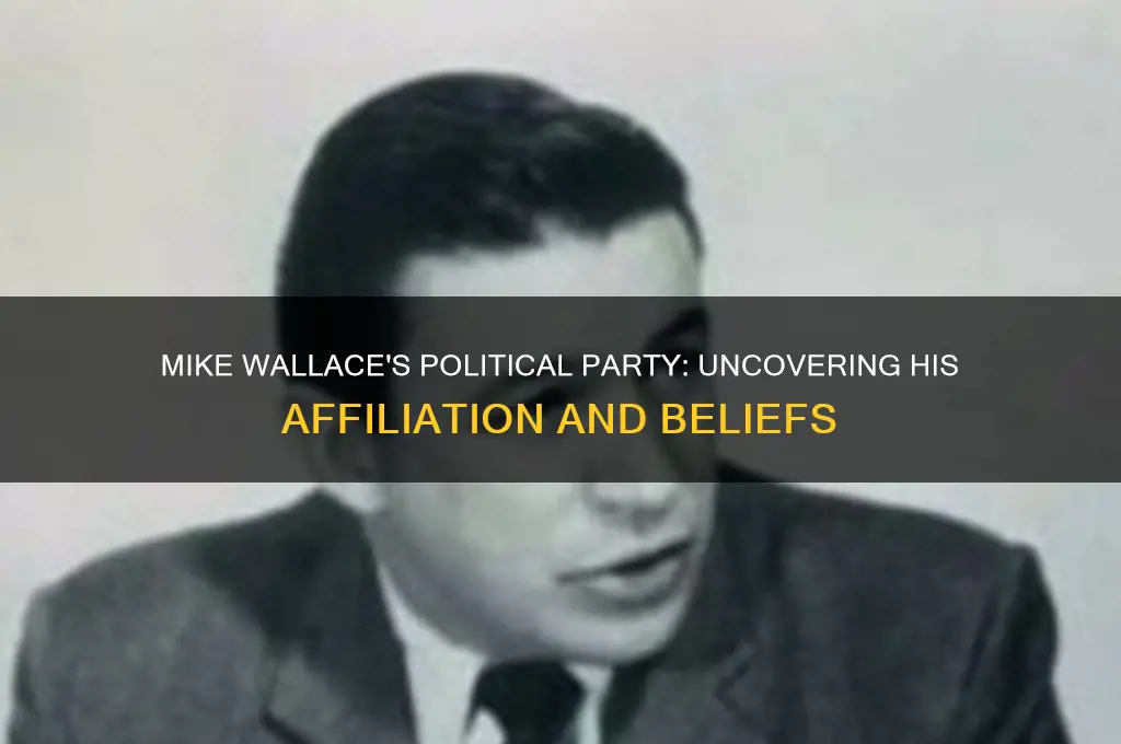 what political party was mike wallace