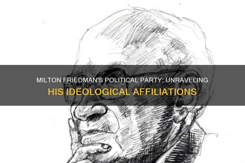what political party was milton friedman
