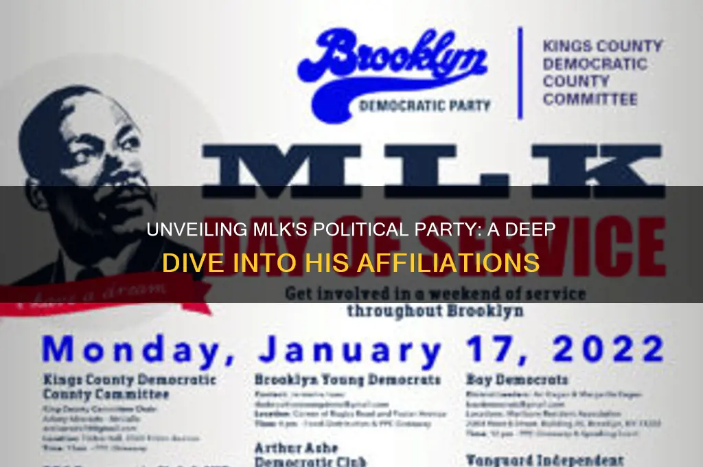 what political party was mlk