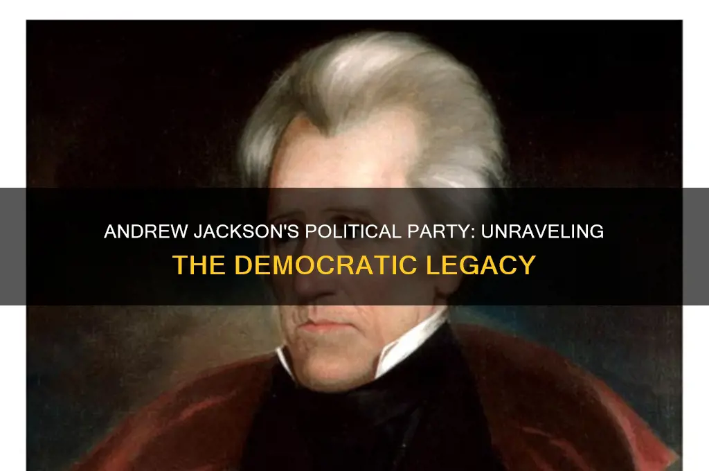 what political party was ndrew jckson